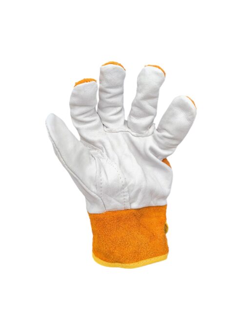 Manusi Yellow, spalt gros bovina, galbene, marimea 10.5 - COBI SMART® - imagine 5