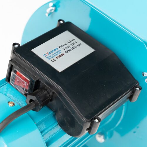Set moara electrica cereale 2 in 1, 4.2 kW, 3200 rpm, 300 kg/h, suport universal, 20 ciocanele, 4 saci, 4 site, manusi - COBI SMART® - imagine 6