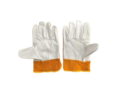 Manusi Yellow, spalt gros bovina, galbene, marimea 10.5 - COBI SMART® - imagine 2