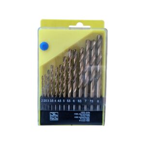 Set 13 burghie pentru metal HSS, titanate - COBI SMART®