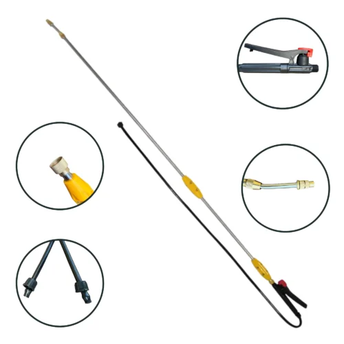 Lichidare de stoc - Pachet pompa de stropit electrica Pandora, 12 L, acumulator, regulator presiune, include atomizor electric 80 W, tija extensibila din inox, 3 m - COBI SMART® - imagine 9