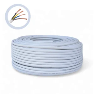 Cablu electric 4x4 mm², 100 m, alb, MYYM - CCA / H05VV-F, tensiune 300/500V - COBI SMART®