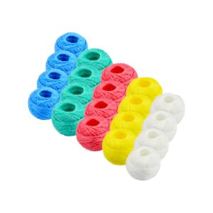 Set 20 ghemuri de ata din rafie colorata, 90 g - COBI SMART®