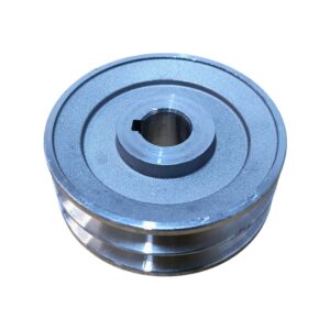 Fulie dubla aluminiu, diametru exterior 100 mm, ax interior 20 mm, canal 13 mm - COBI SMART®