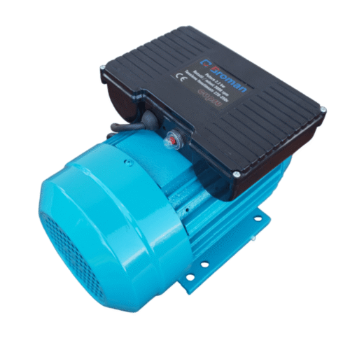 Motor electric monofazat BROMAN, 4 kW, 3000 rpm, bobinaj cupru, protecție la suprasarcină, fulie inclusă - COBI SMART® - imagine 4