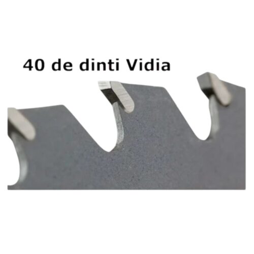 Disc motocoasa ondulat, concav, 255x25.4 mm, 40 dinti vidia - COBI SMART® - imagine 2