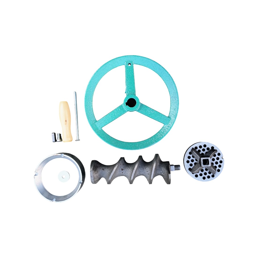 Set complet piese masina de tocat carne Nr.32, melc, roata, cutit si sita metalica - COBI SMART® Set complet piese masina de tocat carne Nr.32, melc, roata, cutit si sita metalica - COBI SMART® - imagine 2