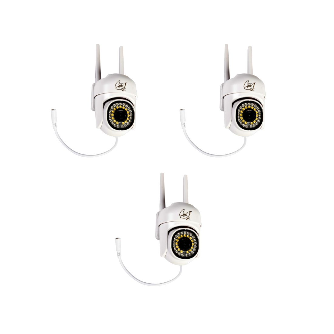 Set 3 camere supraveghere Wi-Fi JORTAN JT-8161QJ, IP66, 2 MP, 1920x1080 - COBI SMART® Set 3 camere supraveghere Wi-Fi JORTAN JT-8161QJ, IP66, 2 MP, 1920x1080 - COBI SMART®