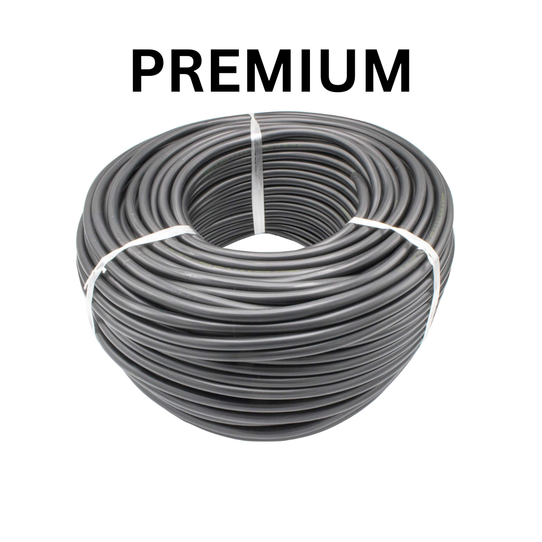 Cablu electric Premium 2x6 mm², 50 m, negru, MYYM / H05VV-F, tensiune 300/500V - COBI SMART® Cablu electric Premium 2x6 mm², 50 m, negru, MYYM / H05VV-F, tensiune 300/500V - COBI SMART®