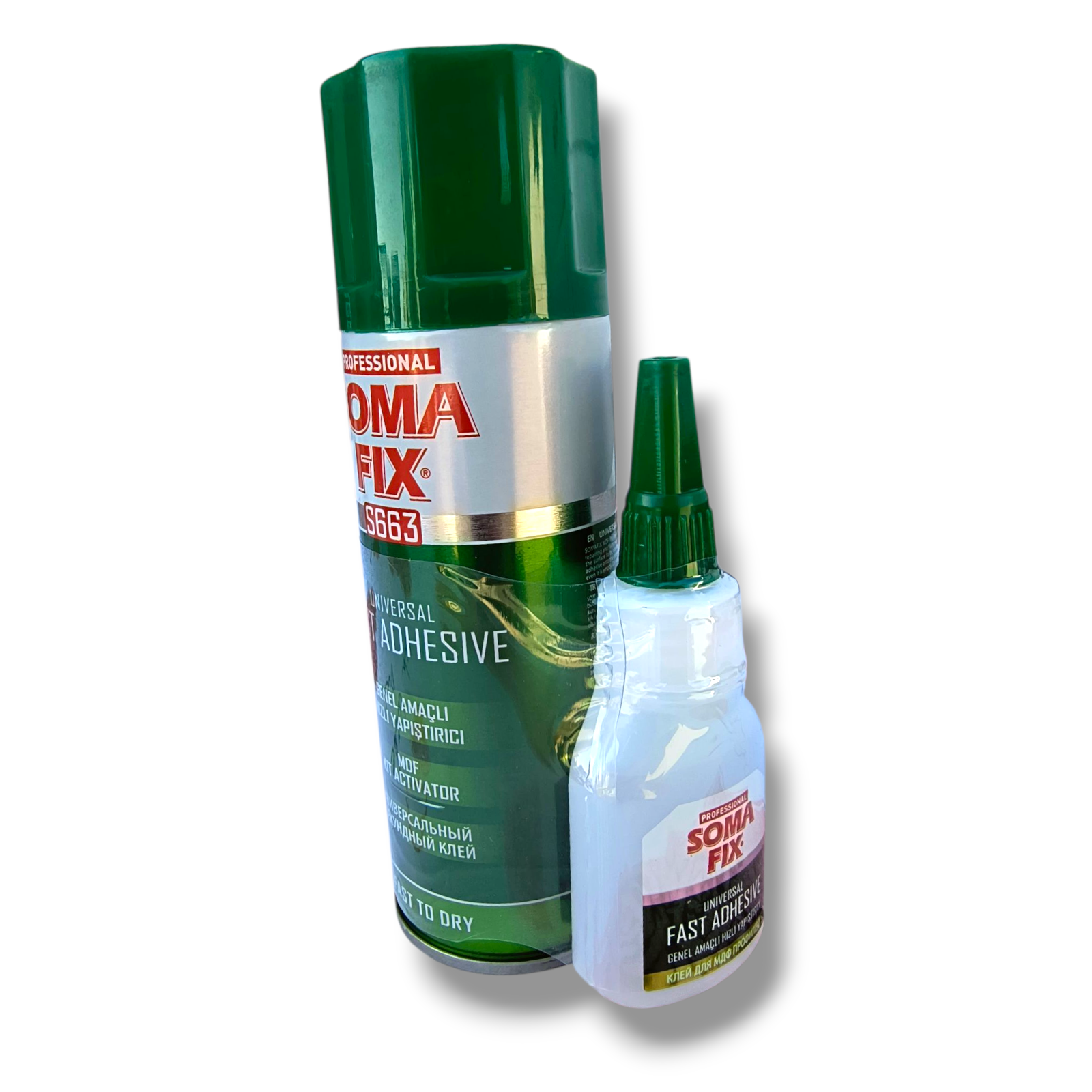 Adeziv universal rapid SOMAFIX S665, activator 400 ml, lipici cianoacrilat 100 g, pentru MDF, lemn, plastic si ceramica - COBI SMART® Adeziv universal rapid SOMAFIX S665, activator 400 ml, lipici cianoacrilat 100 g, pentru MDF, lemn, plastic si ceramica - COBI SMART® - imagine 3