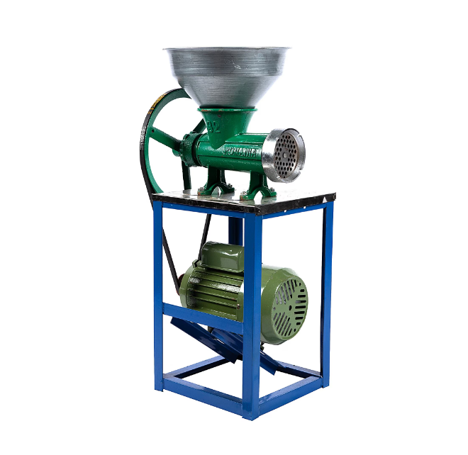Masina de tocat carne din fonta cu palnie mare Nr.32, motor 1500 W, 1400 rpm, 1.4 kg/min, bobinaj 100% cupru, verde - COBI SMART® Masina de tocat carne din fonta cu palnie mare Nr.32, motor 1500 W, 1400 rpm, 1.4 kg/min, bobinaj 100% cupru, verde - COBI SMART® - imagine 2