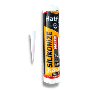 Silicon mastic Hatfix, 450 g, alb, etansant acrilic pentru constructii si finisaje interioare - COBI SMART®
