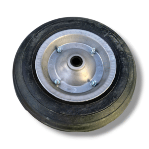 Roata pentru roaba 3.50-7, cauciuc pneumatic, janta metalica, profil crapat, compatibila roabe brute standard, fara rulment - COBI SMART®