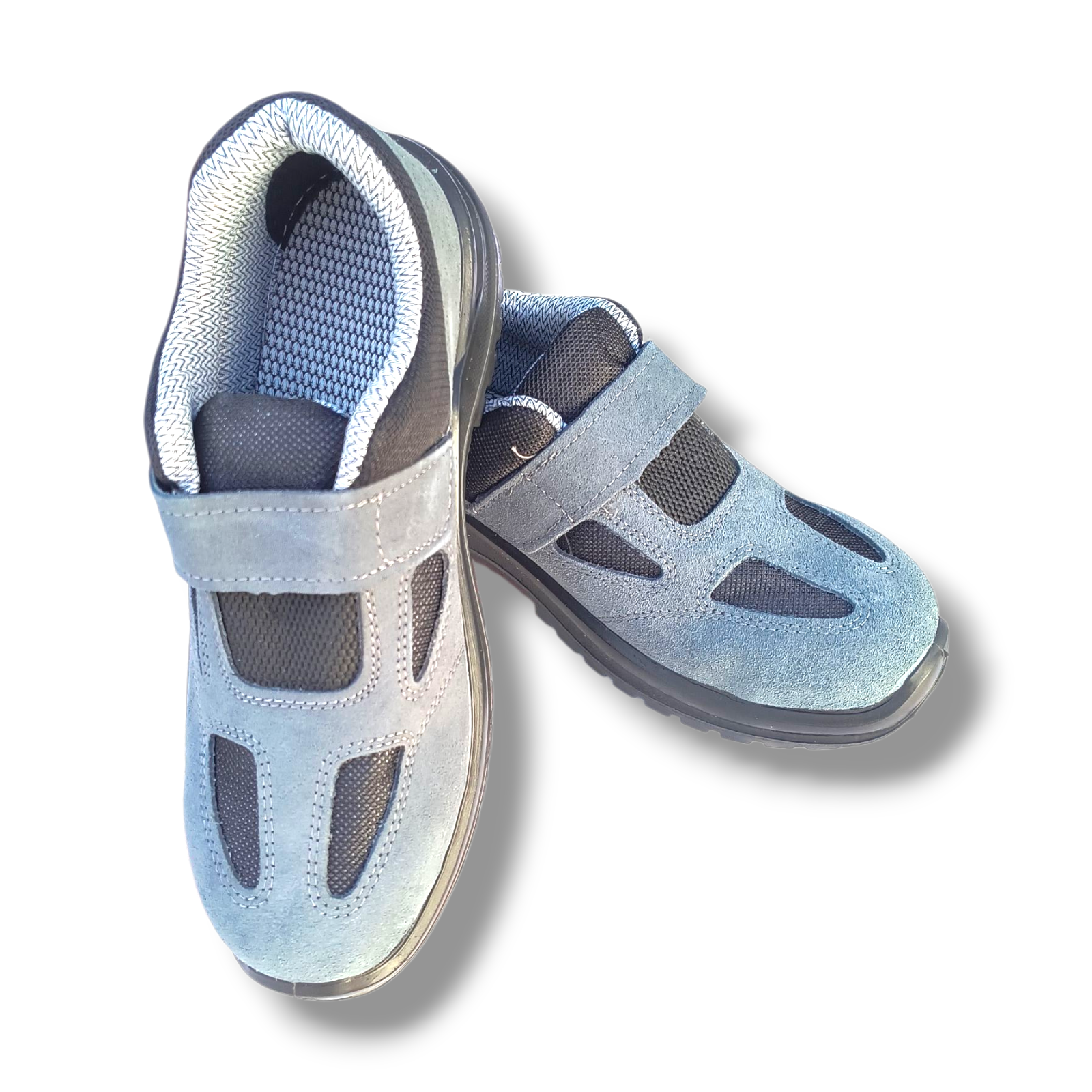 Incaltaminte de lucru nr. 41 Kavi S1 SR, din piele intoarsa, cu bombeu metalic, culoare gri, pentru uz industrial - COBI SMART® Incaltaminte de lucru nr. 41 Kavi S1 SR, din piele intoarsa, cu bombeu metalic, culoare gri, pentru uz industrial - COBI SMART® - imagine 5