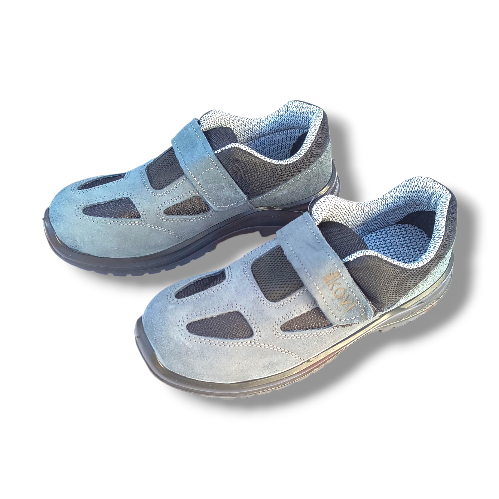 Incaltaminte de lucru nr. 42 Kavi S1 SR, din piele intoarsa, cu bombeu metalic, culoare gri, pentru uz industrial - COBI SMART® Incaltaminte de lucru nr. 42 Kavi S1 SR, din piele intoarsa, cu bombeu metalic, culoare gri, pentru uz industrial - COBI SMART® - imagine 6