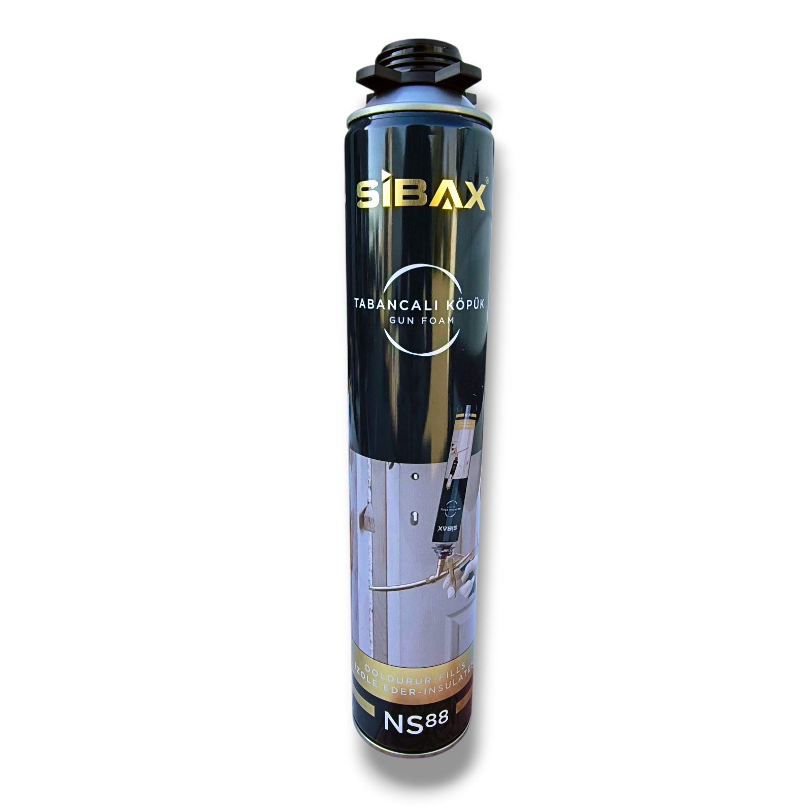 Spuma poliuretanica universala SIBAX NS88, 500 ml, aerosol, etansare si umplere rosturi - COBI SMART® Spuma poliuretanica universala SIBAX NS88, 500 ml, aerosol, etansare si umplere rosturi - COBI SMART® - imagine 2