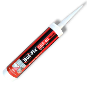 Silicon Bulfix BMX-4411, 280 g, alb, etansant universal pentru geamuri, baie, bucatarie si lucrari de constructii - COBI SMART®