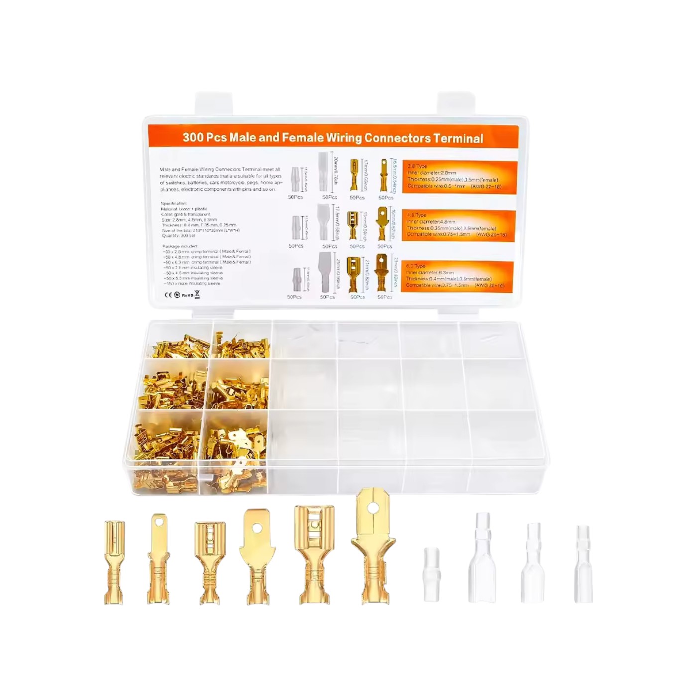 Cleste de sertizare pentru terminale izolate, fier nichel + otel carbon, 0.25–1.5 mm², include 600 conectori izolati - COBI SMART® Cleste de sertizare pentru terminale izolate, fier nichel + otel carbon, 0.25–1.5 mm², include 600 conectori izolati - COBI SMART® - imagine 5