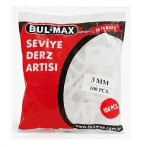 Set 100 bucati distantiere gresie si faianta Bul-Max, 3 mm, sistem nivelare profesional, pentru aliniere precisa si montaj rapid - COBI SMART®