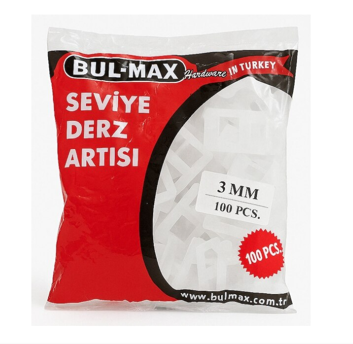 Set 100 bucati distantiere gresie si faianta Bul-Max, 3 mm, sistem nivelare profesional, pentru aliniere precisa si montaj rapid - COBI SMART® Set 100 bucati distantiere gresie si faianta Bul-Max, 3 mm, sistem nivelare profesional, pentru aliniere precisa si montaj rapid - COBI SMART®