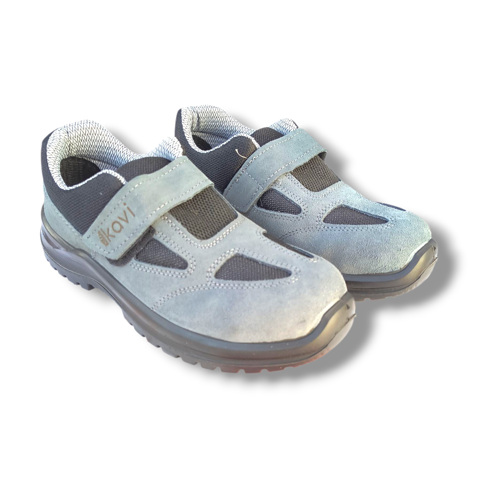 Incaltaminte de lucru nr. 40 Kavi S1 SR, din piele intoarsa, cu bombeu metalic, culoare gri, pentru uz industrial - COBI SMART® Incaltaminte de lucru nr. 40 Kavi S1 SR, din piele intoarsa, cu bombeu metalic, culoare gri, pentru uz industrial - COBI SMART® - imagine 4