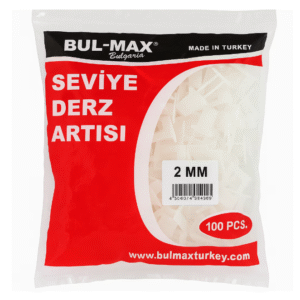 Set 100 bucati distantiere gresie si faianta Bul-Max, 2 mm, sistem nivelare profesional, pentru aliniere precisa si montaj rapid - COBI SMART®