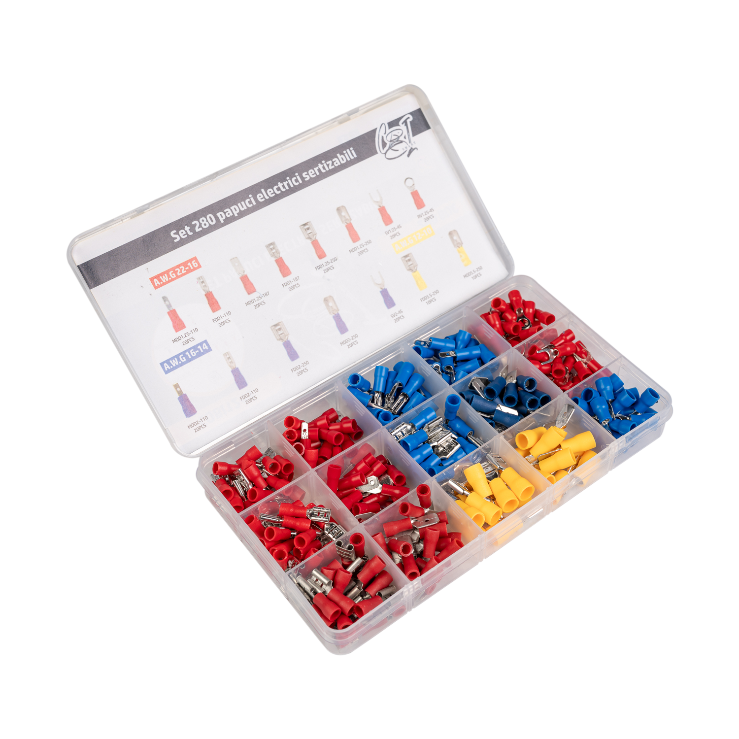 Set 280 papuci electrici, PVC si alama - COBI SMART® 1e9164f8b32e274d455018bda4c3a484