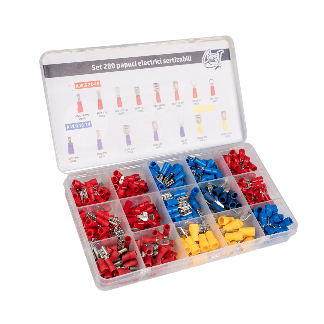 Set 280 papuci electrici, PVC si alama - COBI SMART® c2ca3be80d79279de11180799b0a8f89
