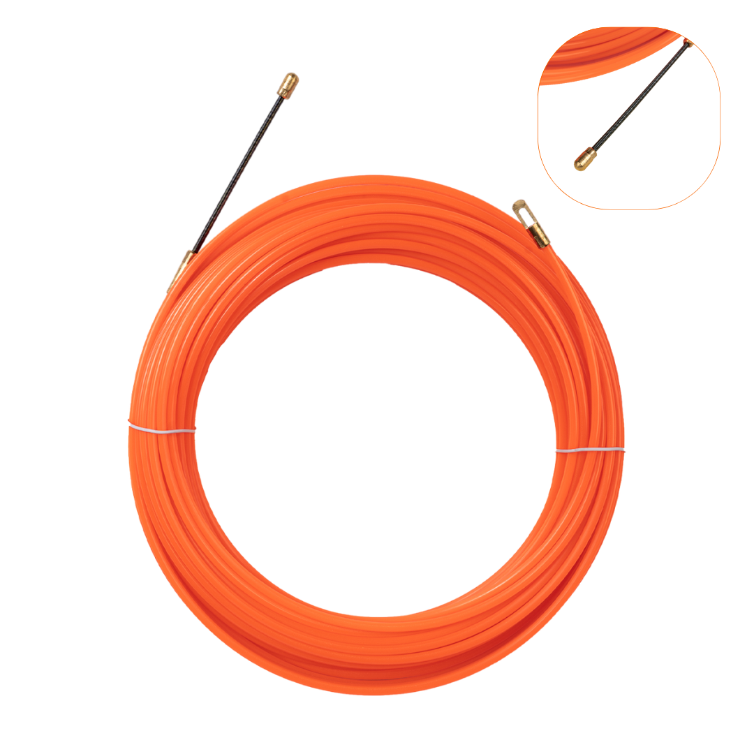 Fir de tras cabluri, 30 m, grosime 4 mm, Nylon, portocaliu - COBI SMART® Fir de tras cabluri, 30 m, grosime 4 mm, Nylon, portocaliu - COBI SMART®