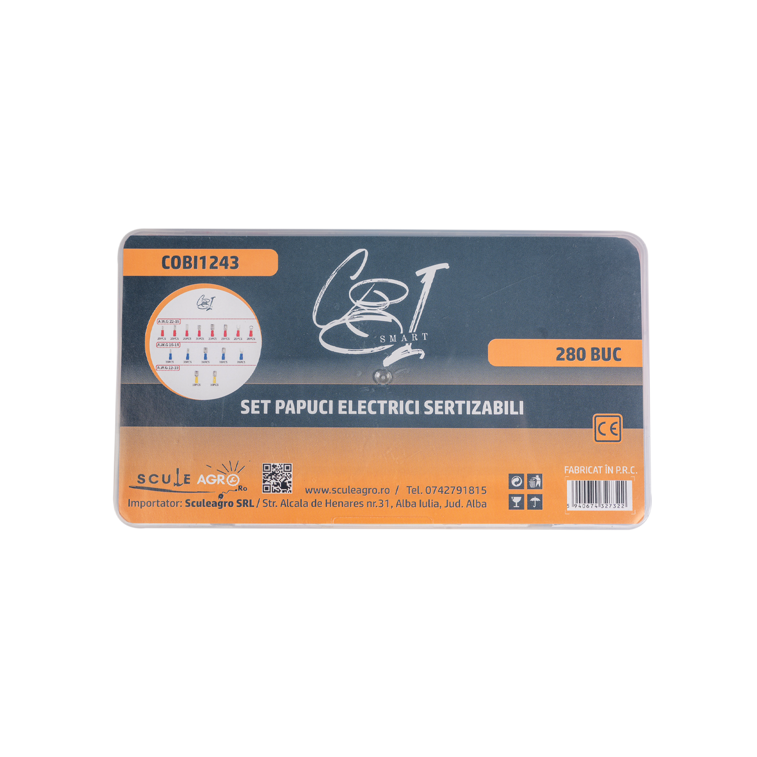 Set 280 papuci electrici, PVC si alama - COBI SMART® 55889a7f31d3b3e680c349162801c79d