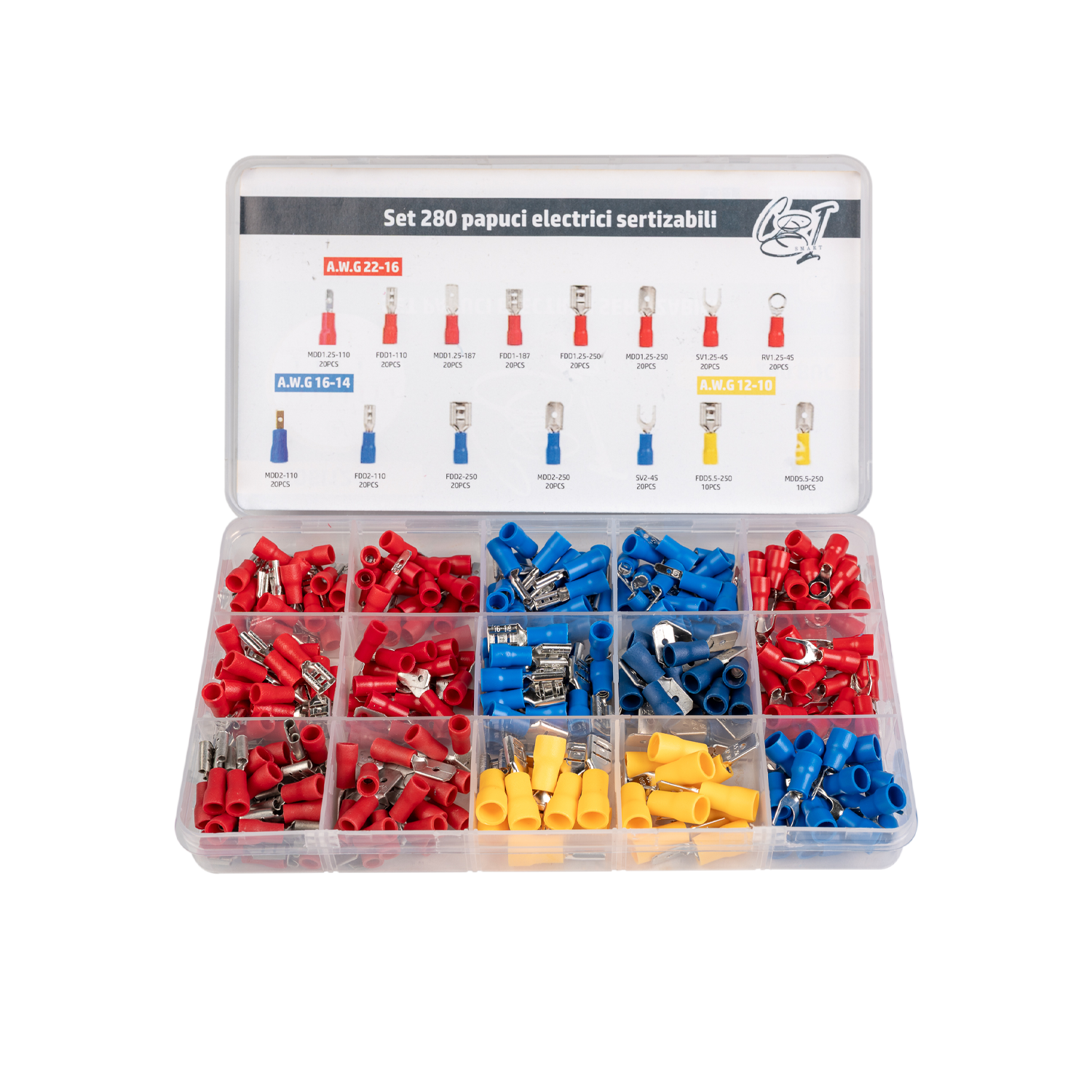 Set 280 papuci electrici, PVC si alama - COBI SMART® b9f15df741160ba3b1a61d78257e37fd