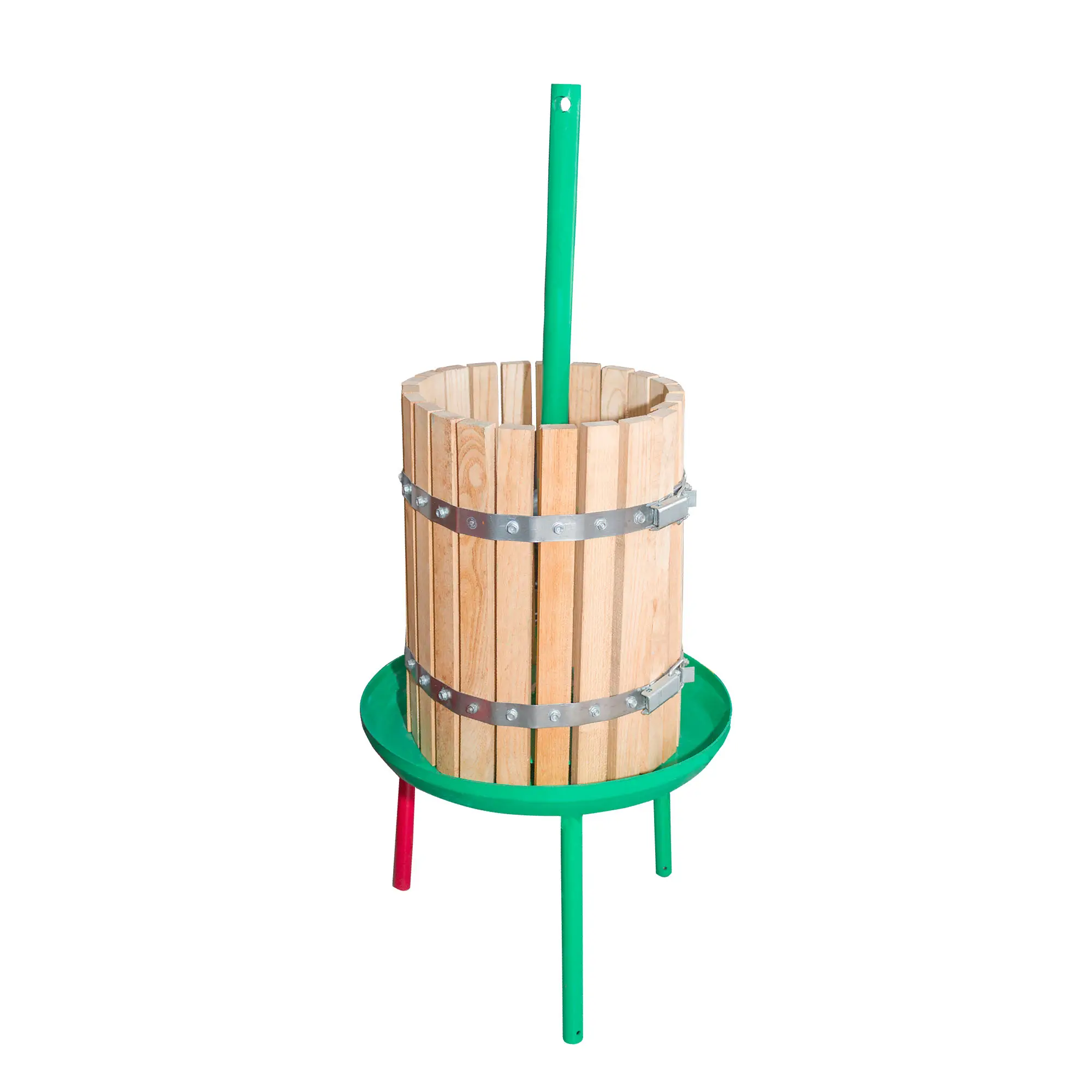 Set zdrobitor struguri manual, 300-350 kg/ora, 25 L, teasc 35 L lemn, verde - COBI SMART® d9b0efae6f4bcd51167852b45d766e87