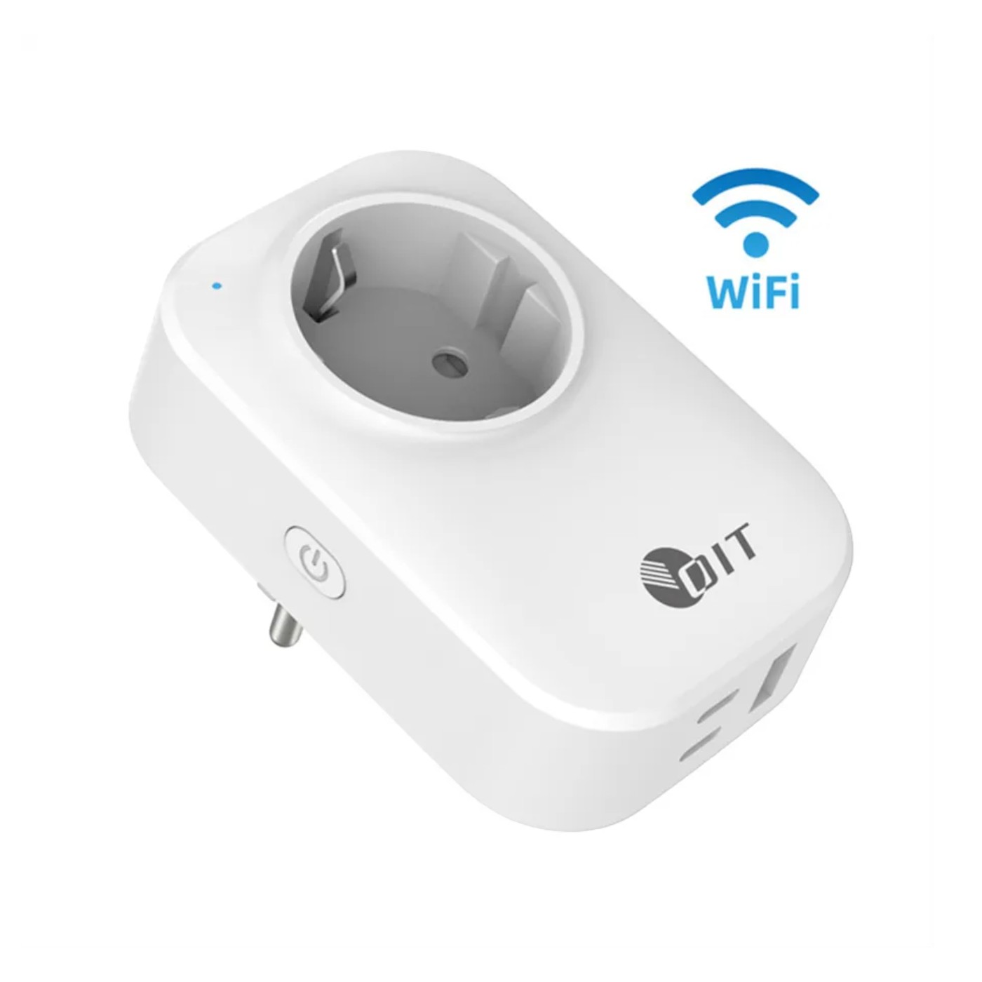Set 6 x prize inteligente SMARTPLUG EA9 WiFi, 16A, 3680W, control Tuya, compatibila Google Assistant / Alexa, culoare alba - COBI SMART® 28ff3873d5079f982fd3263638140226