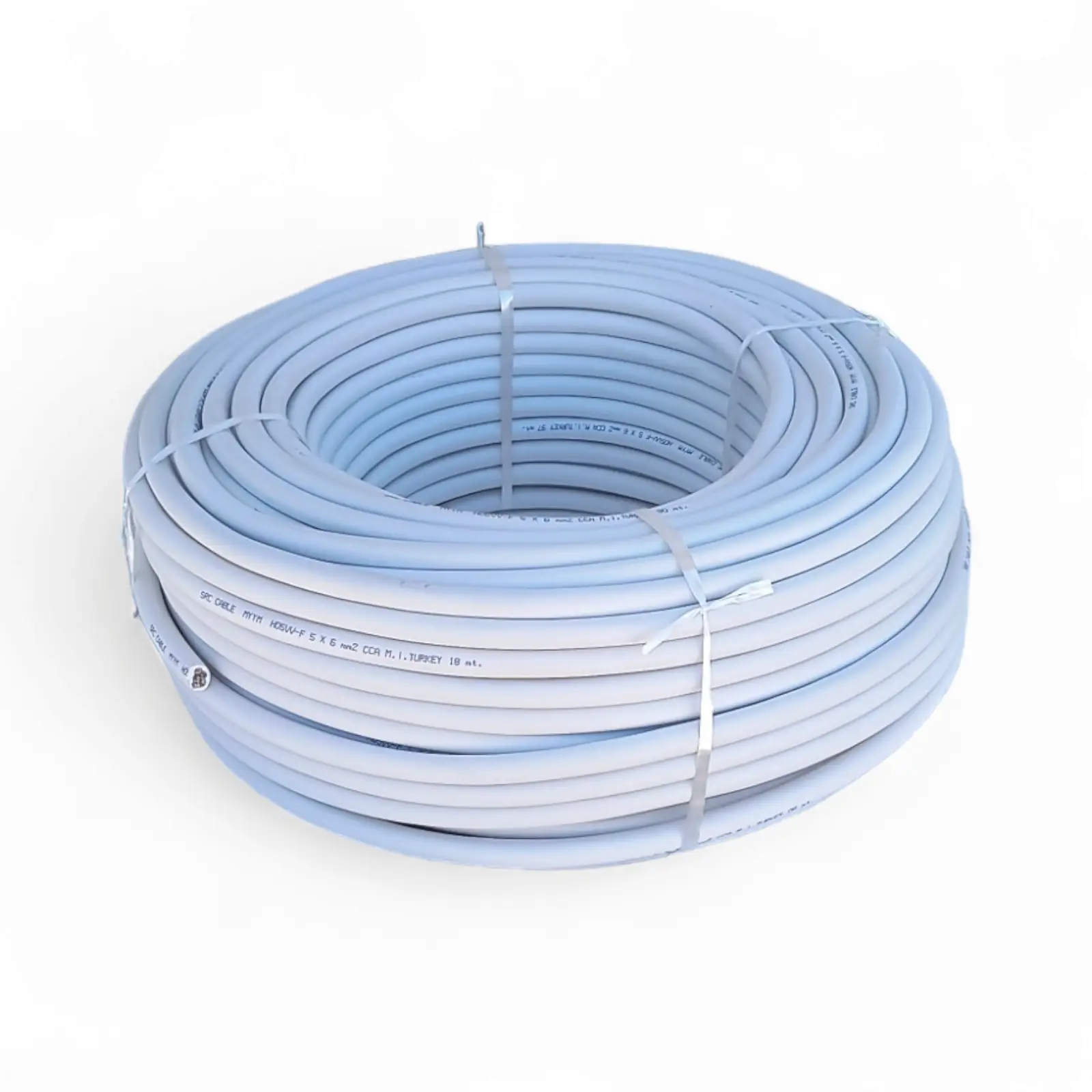 Cablu electric 5x4 mm², 50 m, alb, MYYM / H05VV-F - COBI SMART® - Stoc limitat 2fc6a1763ed942ab7ed1e56fd529316e