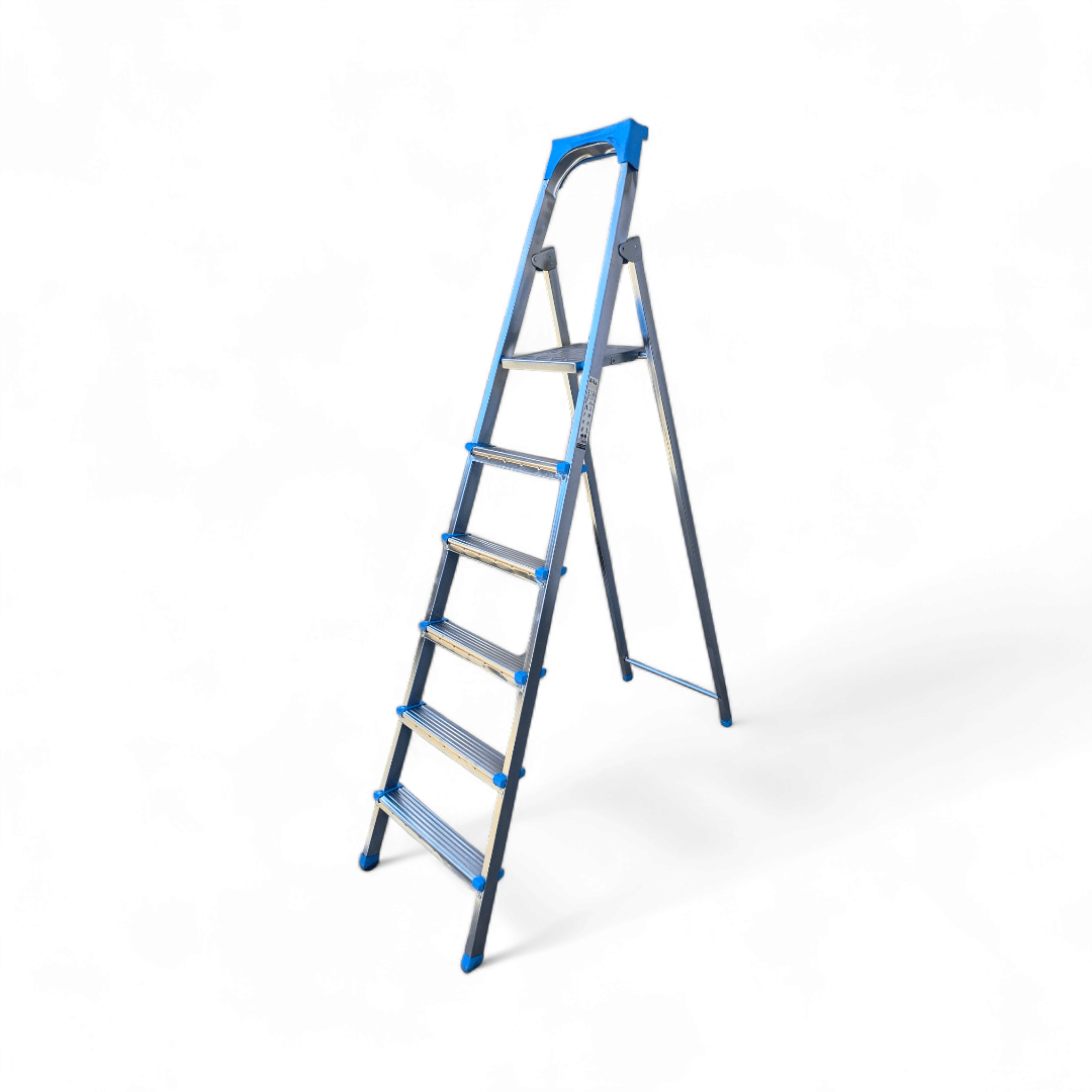 Scara Aluminiu 5 trepte, inaltime 177 cm, antiderapanta, rezistenta 100 kg - COBI SMART® 4402a6a21a1e5170221d2fdfc599dc43