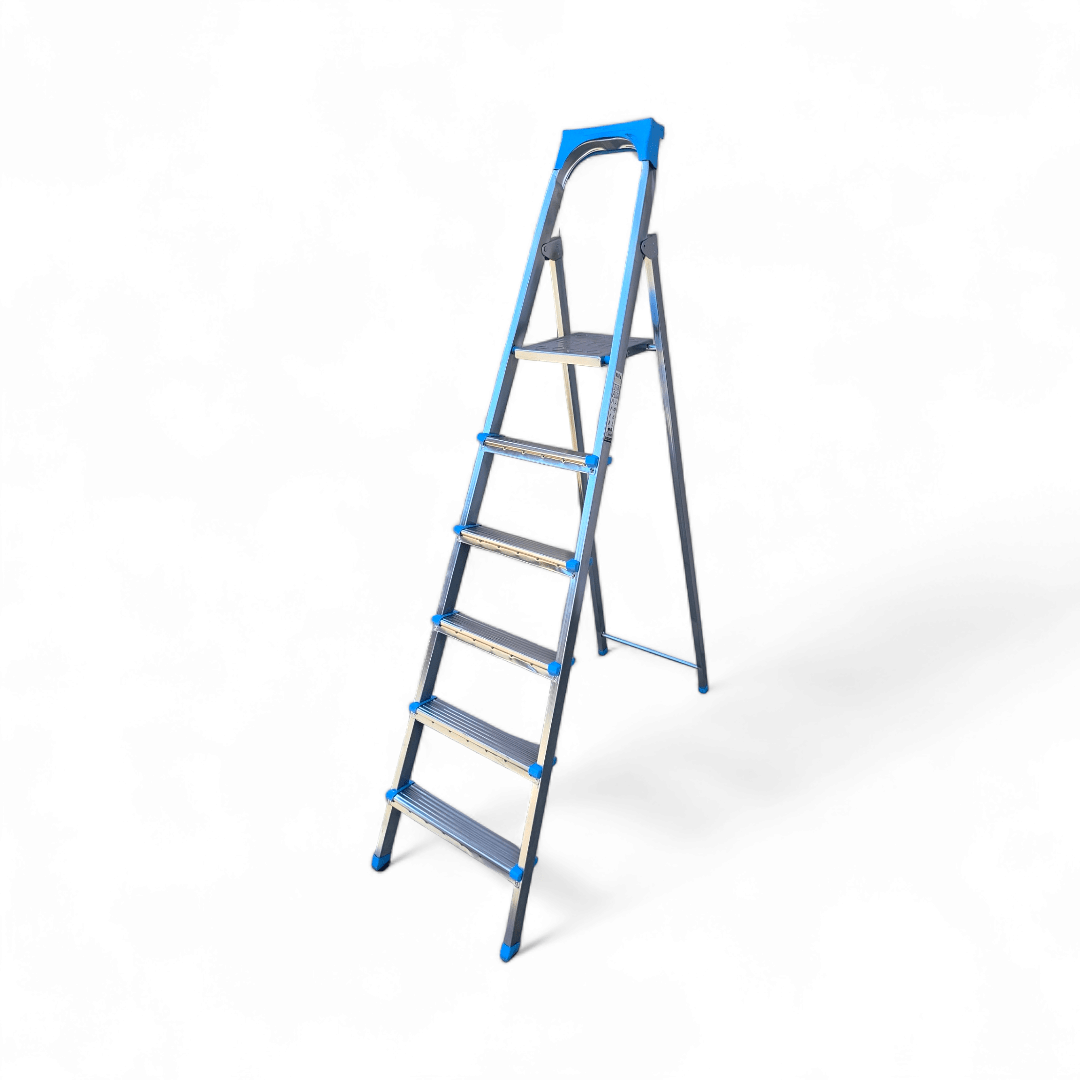 Scara Aluminiu 5 trepte, inaltime 177 cm, antiderapanta, rezistenta 100 kg - COBI SMART® 63ed6befd13c711a529c4e52321c31a4