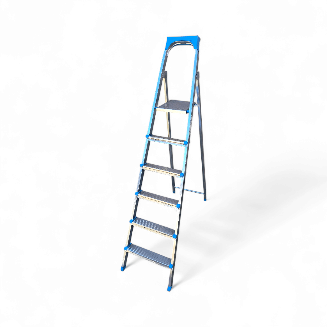 Scara Aluminiu 5 trepte, inaltime 177 cm, antiderapanta, rezistenta 100 kg - COBI SMART® 5fee2dbec4ab1e933a6dae6430b6dc44