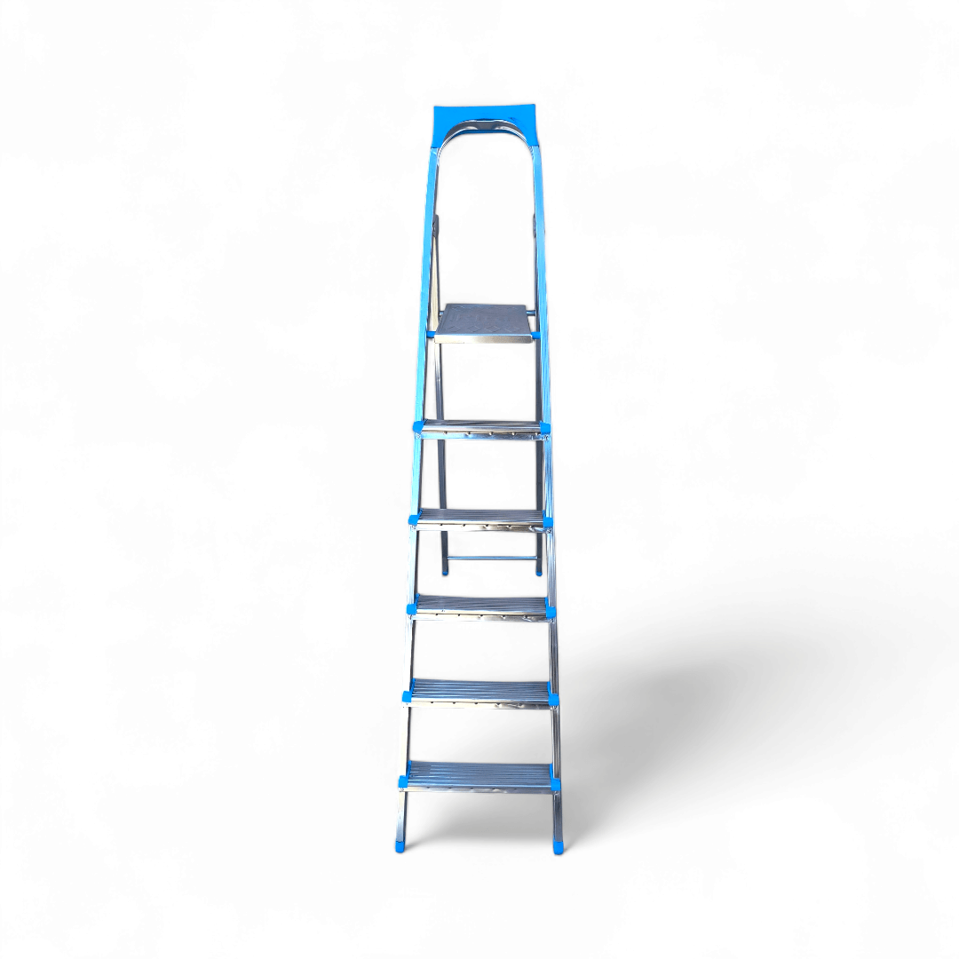 Scara Aluminiu 5 trepte, inaltime 177 cm, antiderapanta, rezistenta 100 kg - COBI SMART® d23ed12f53068413b8afd42d7fc61c0e