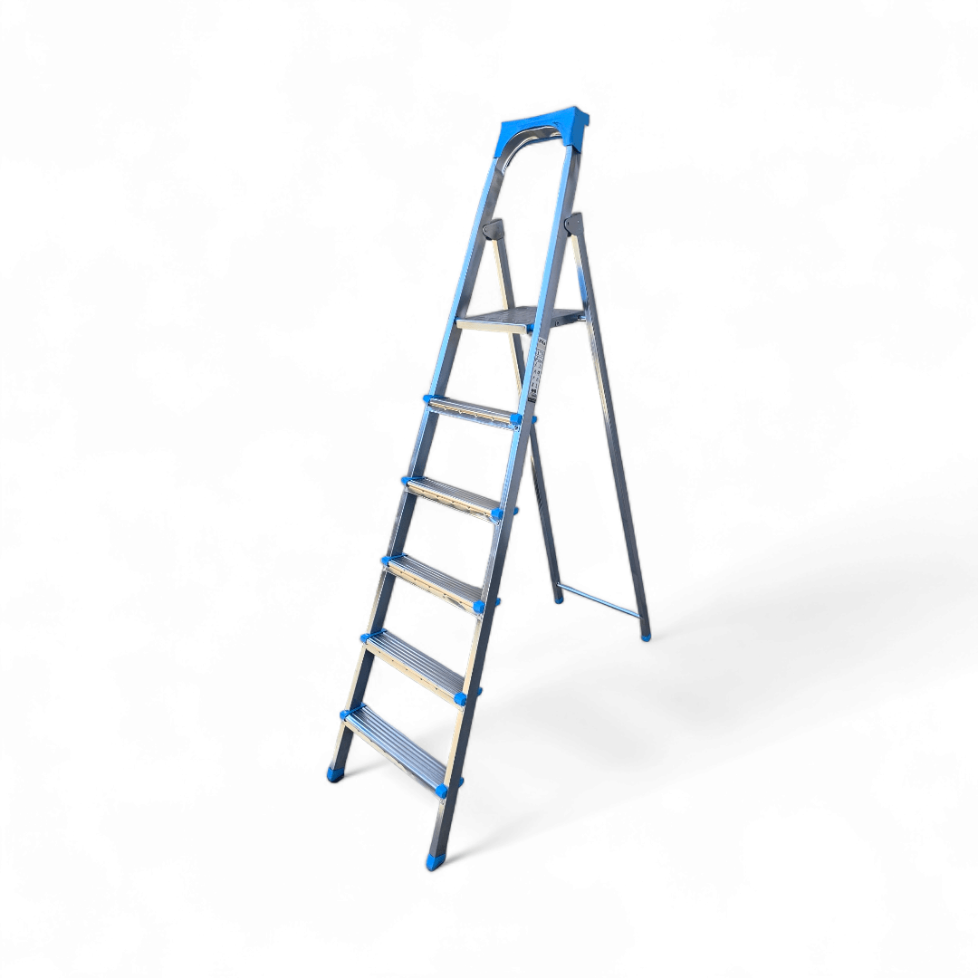 Scara Aluminiu 5 trepte, inaltime 177 cm, antiderapanta, rezistenta 100 kg - COBI SMART® e33a8a9cc28ec56fcd8dd08294f5fc9d