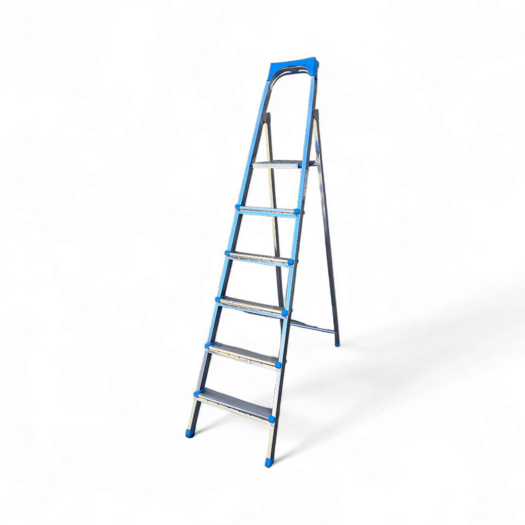 Scara Aluminiu 5 trepte, inaltime 177 cm, antiderapanta, rezistenta 100 kg - COBI SMART® ad0b61a168f23f0fd376805b9d1f37e9