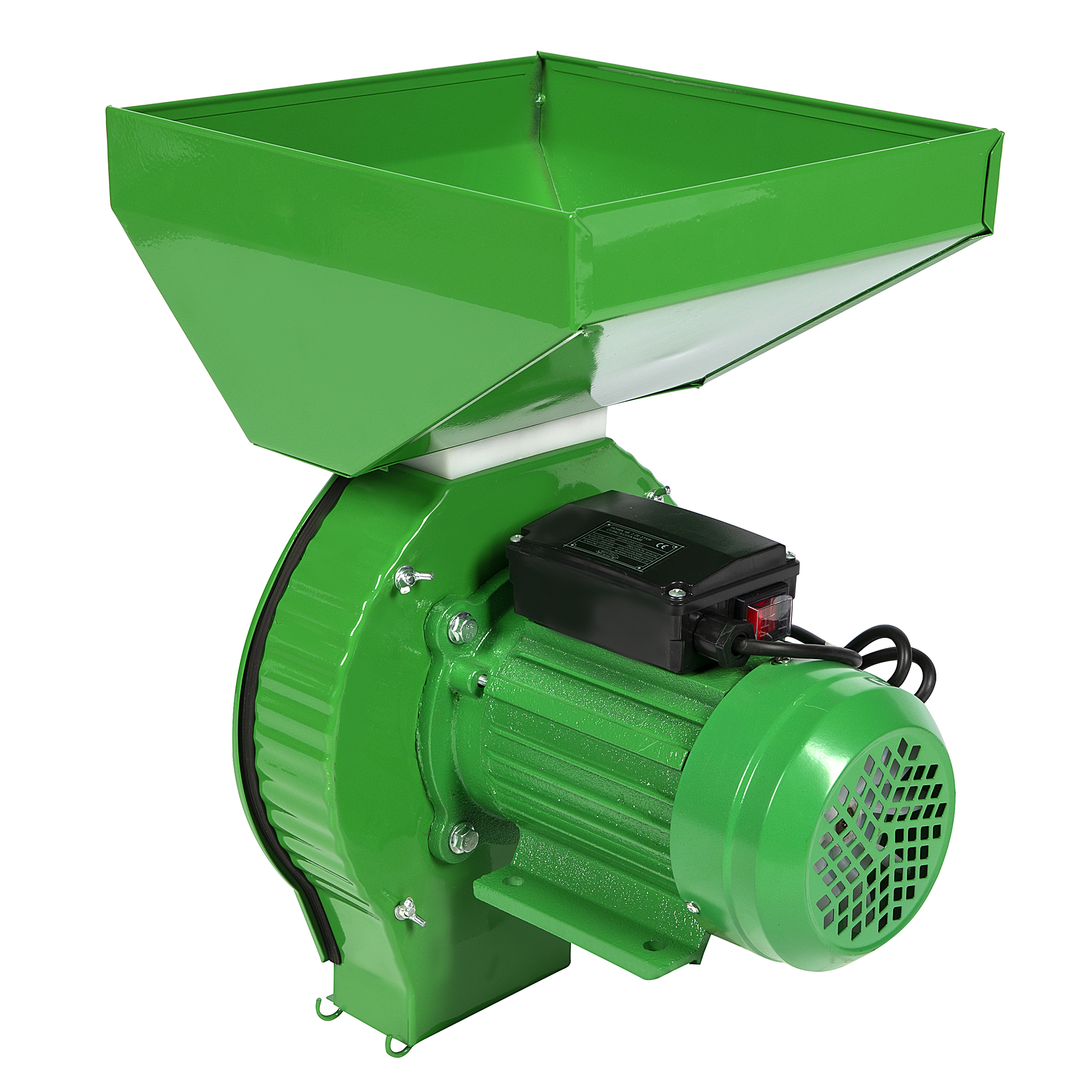 Moara electrica cereale 2 in 1 model Green, 3.9 kW, 3200 rpm, 300 kg/h, include 20 ciocanele, 4 site, 4 saci, manusi, ochelari de protectie - COBI SMART® f3d8aabc2475b8e24116fdc453e16922