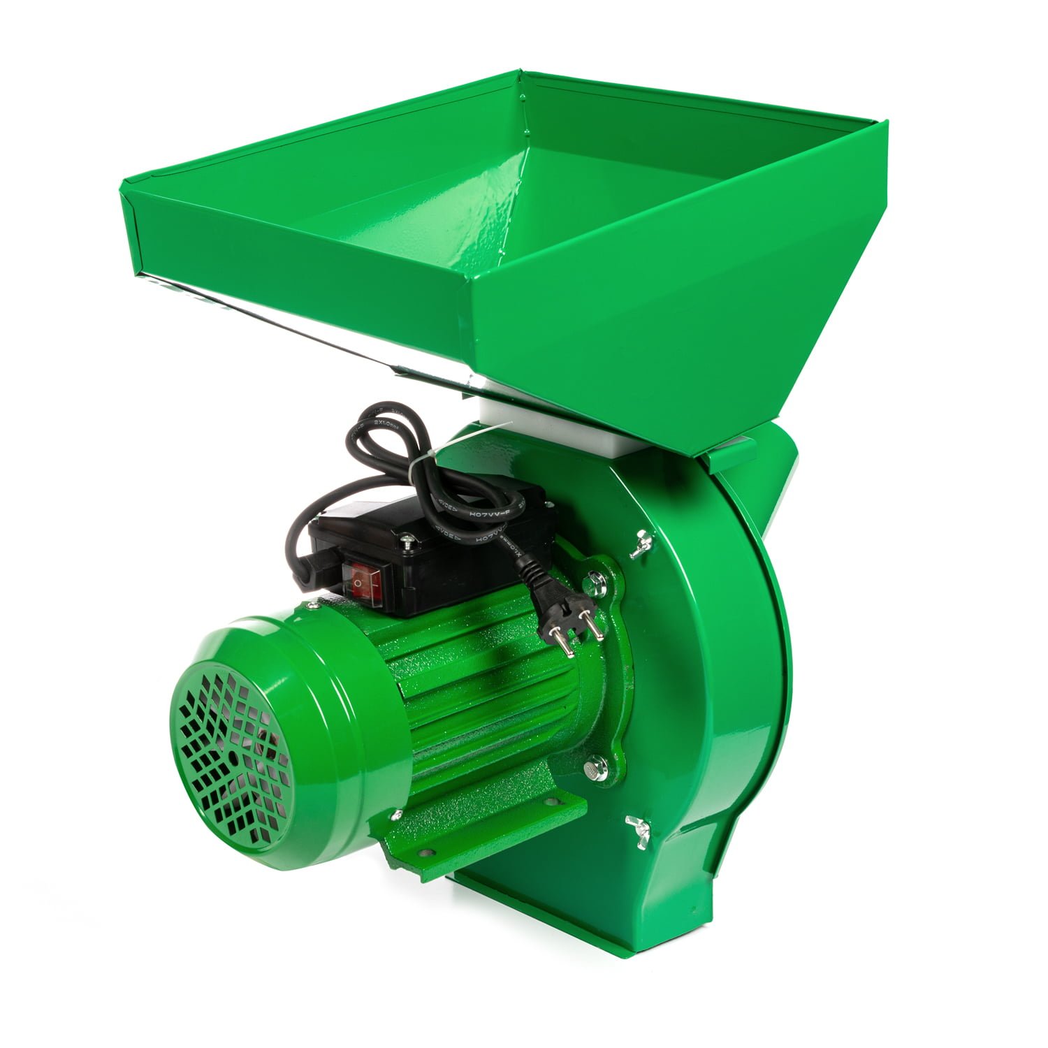 Moara electrica cereale 2 in 1 model Green, 3.9 kW, 3200 rpm, 300 kg/h, include 20 ciocanele, 4 site, 4 saci, manusi, ochelari de protectie - COBI SMART® 9751f787ff503a5da170058415a3413b