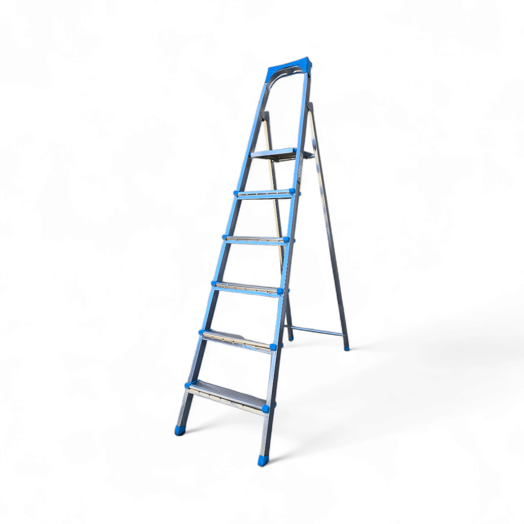 Scara Aluminiu 5 trepte, inaltime 177 cm, antiderapanta, rezistenta 100 kg - COBI SMART® 2a1cdd112253780859c3b1229ac701c7