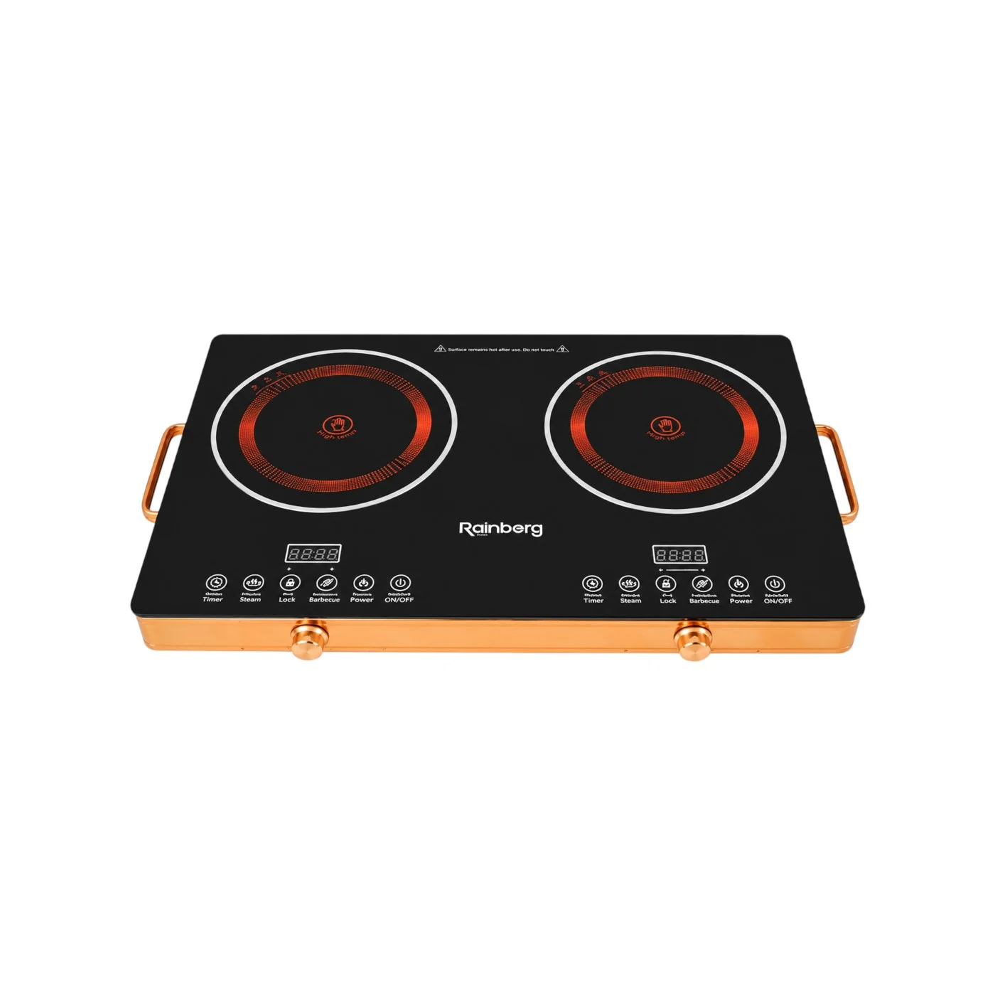 Plita electrica cu infrarosu, 5000W, 2 arzatoare, suprafata vitroceramica, afisaj LED, control tactil - COBI SMART® 1db5966733983c16893e7a8257d27817