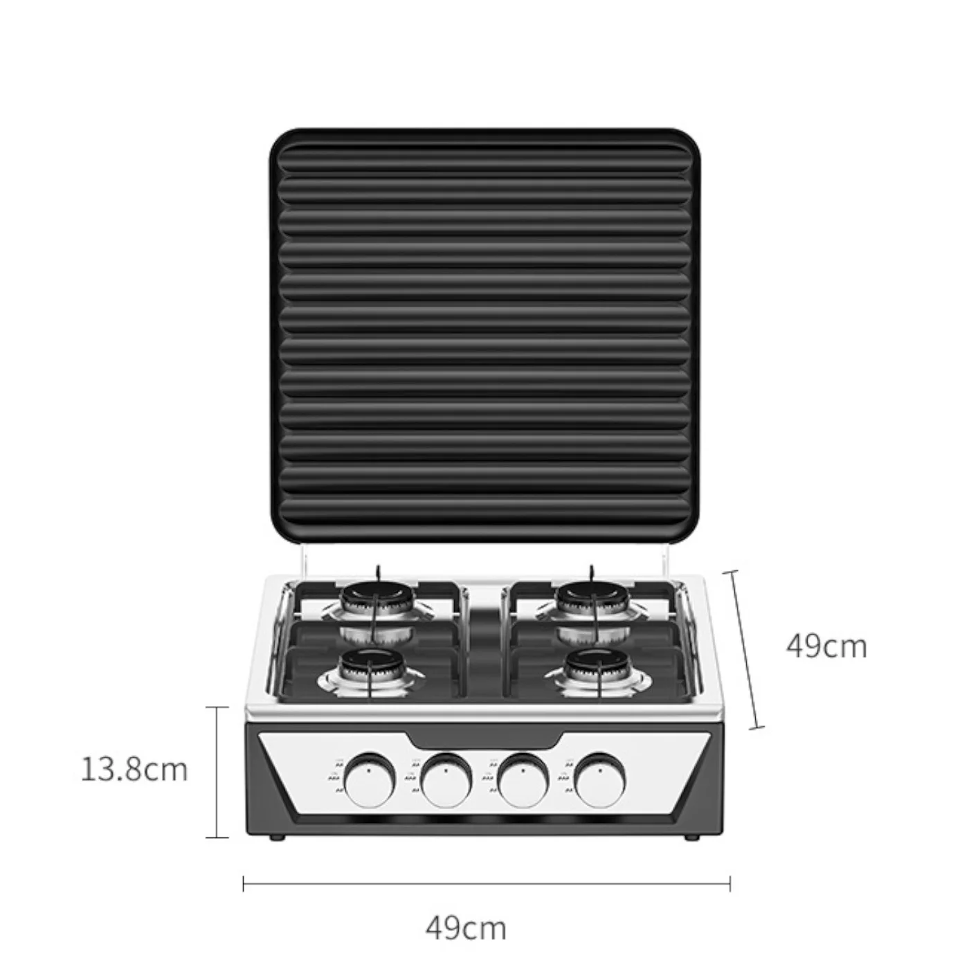 Aragaz 4 ochiuri, 4x2.2 kW, alimentare butelie, negru - COBI SMART® d4b01c85e3d0e332d4584a337e60953e