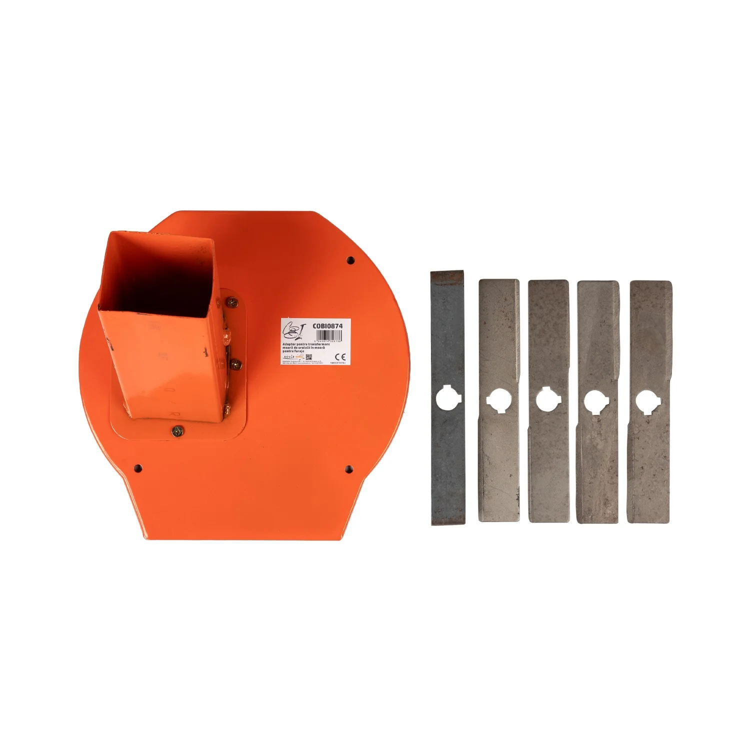 Set moara electrica cereale 3 in 1, 3.9 kW, 3200 rpm, capacitate 300 kg/h, adaptor pentru furaje inclus - COBI SMART® 9981da0e002573a1d169d14a524a1abf