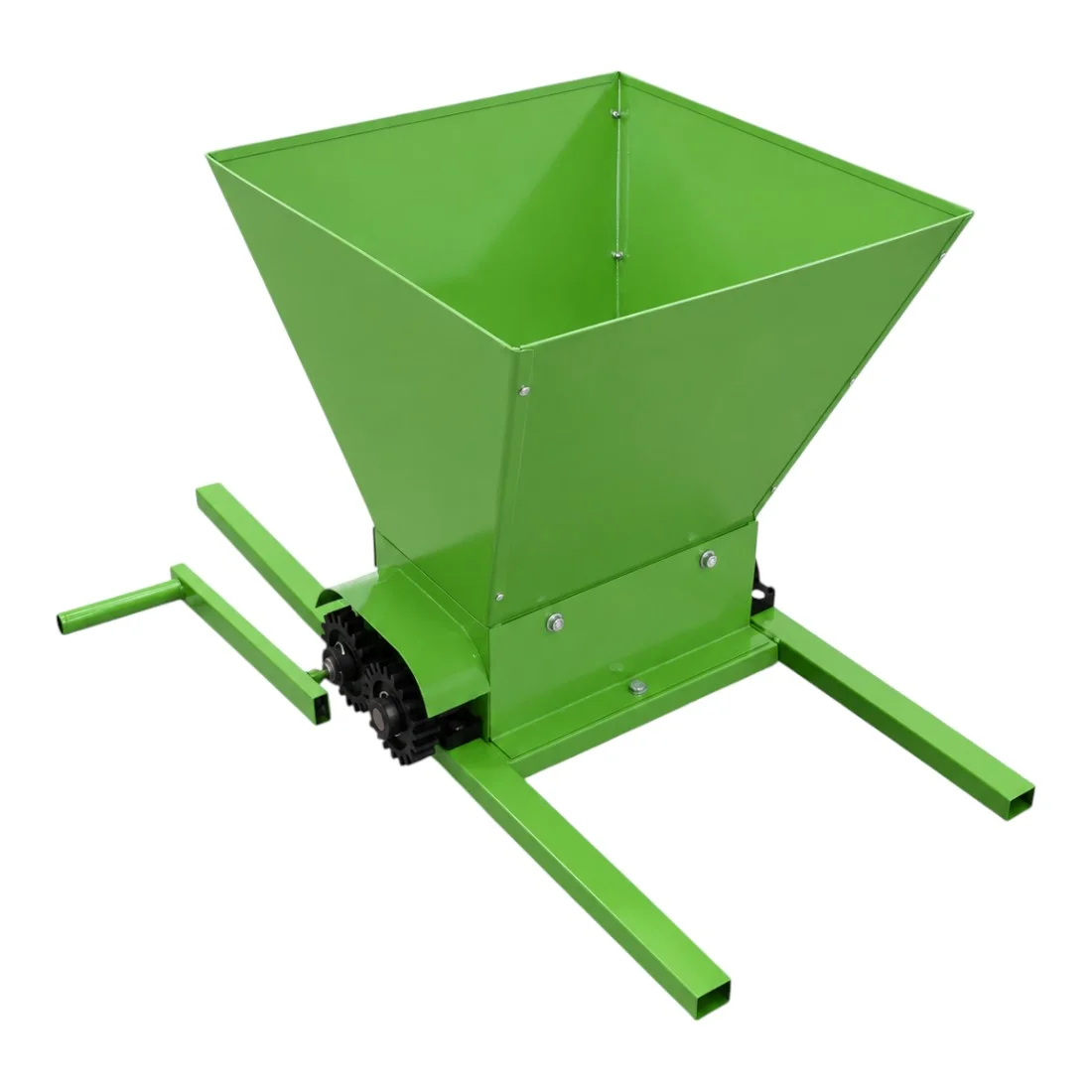 Zdrobitor de struguri manual, 300-500 Kg/h, cuva 35 L, verde - COBI SMART® f142f635e43bcce097ac03853a862e2b
