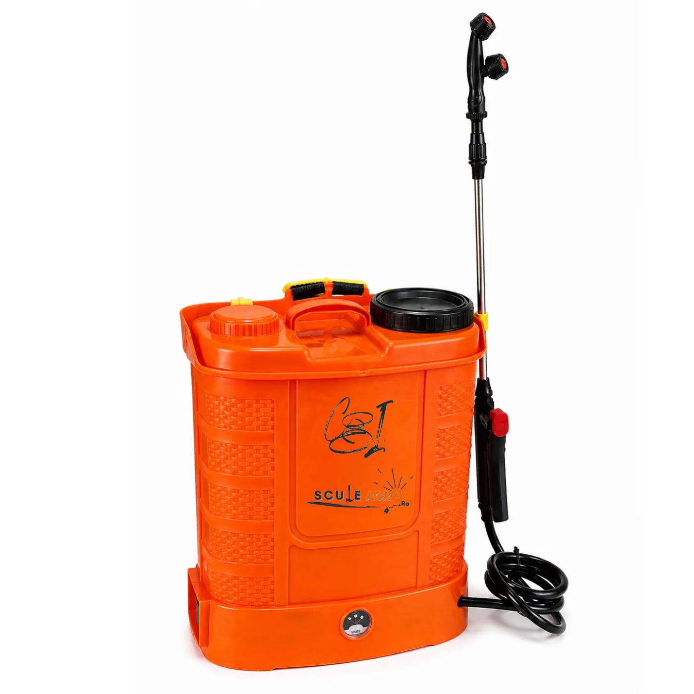 Pachet pompa de stropit electrica, 12 L, acumulator, regulator presiune, include atomizor electric 900 W, tija extensibila din inox, 3 m - COBI SMART® 0d99ac7fb1c86b7d0cd001dc27a50d97