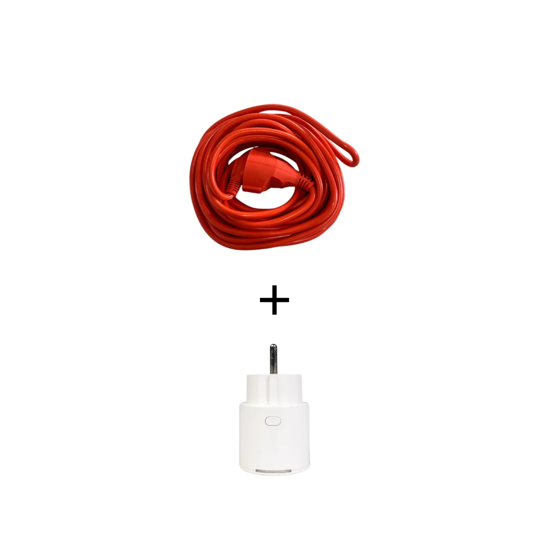 Pachet cablu prelungitor 10 m, cu stecher si priza cu impamantare si protectie, include priza inteligenta SMARTPLUG EA8 WiFi, 2500W - COBI SMART® 4496f5ee4bd4f041a45fadd72015f136