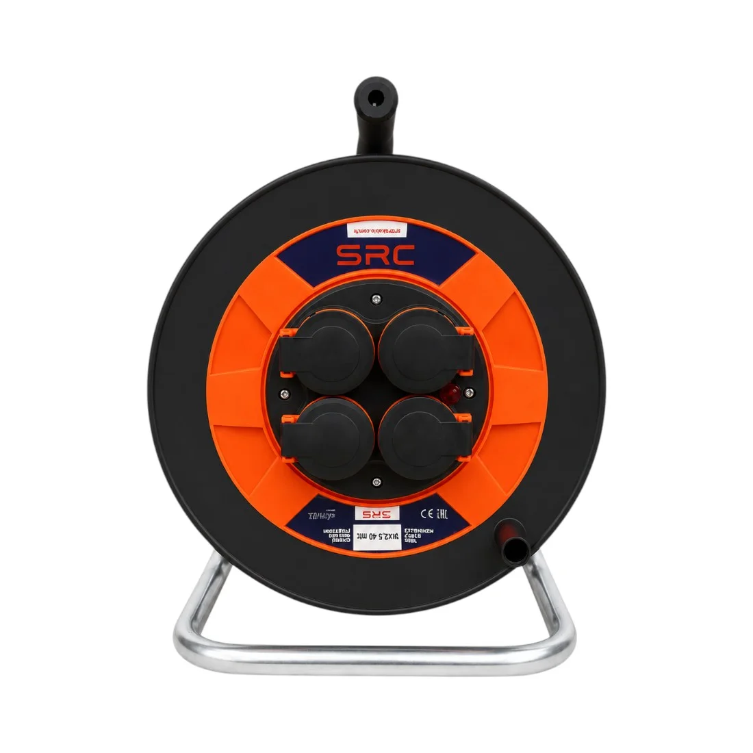 Prelungitor rola cu tambur 3x2.5 mm², 40 m, 4 prize, maner transport ergonomic - COBI SMART® 5795ba38f62539e2bc6f352bae45a426